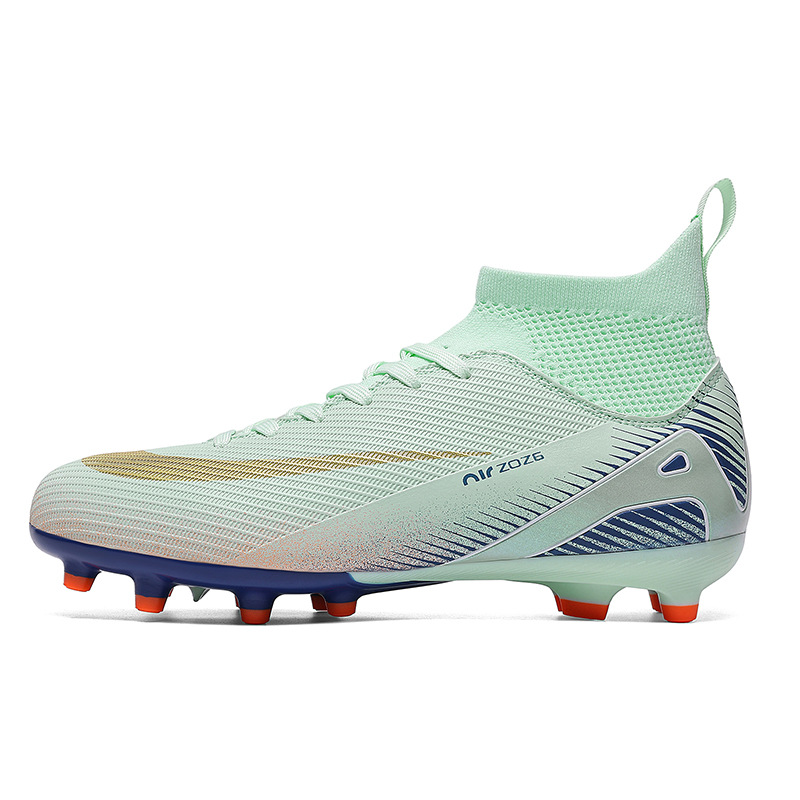 2025 nuevos clavos largos transfronterizos para hombres y mujeres zapatos de entrenamiento deportivo de estudiantes juveniles zapatos de fútbol fábrica directa