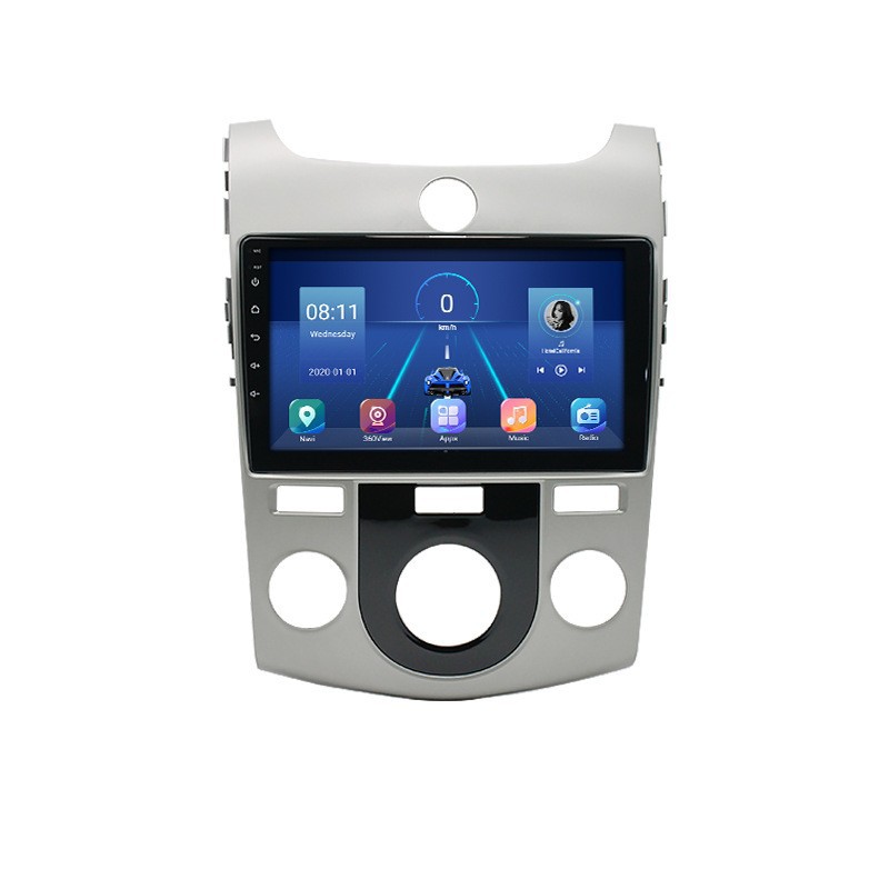 Aplicable a Kia Fredi Android reproductor de navegación del coche MP5 Radio 4 + 64 Carplay incorporado