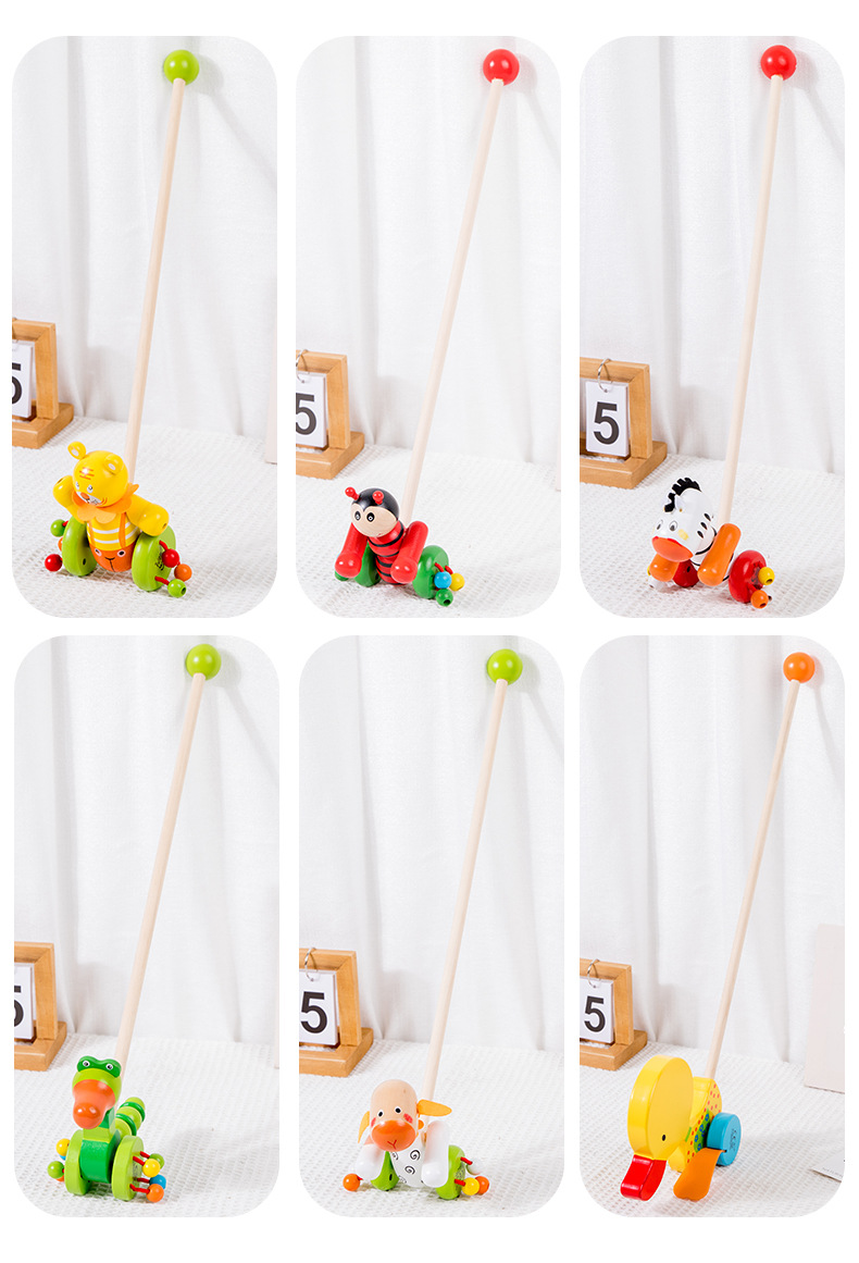 Durable Wooden Push Toy