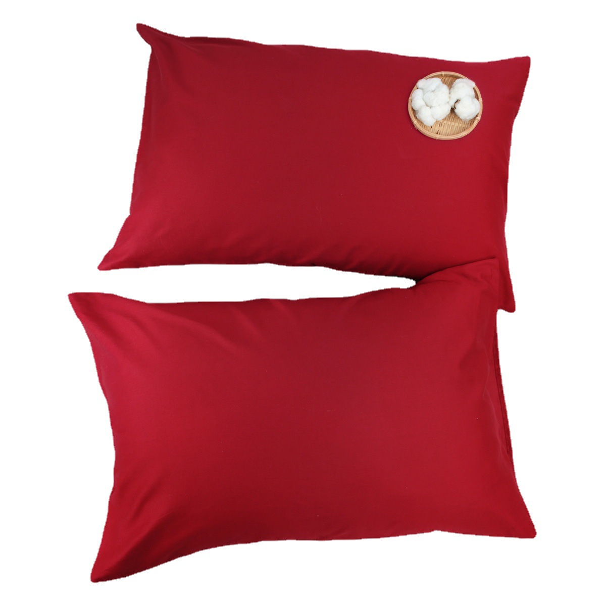 四季全棉枕套床上用品亞馬遜熱賣13070純色信封口純棉枕芯套批發(fā)