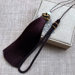 Handmade Real Silk Braided Handle Ribbon Tassel Set DIY Car Hook Decorative Accessories Tassels and Rope Wholesale