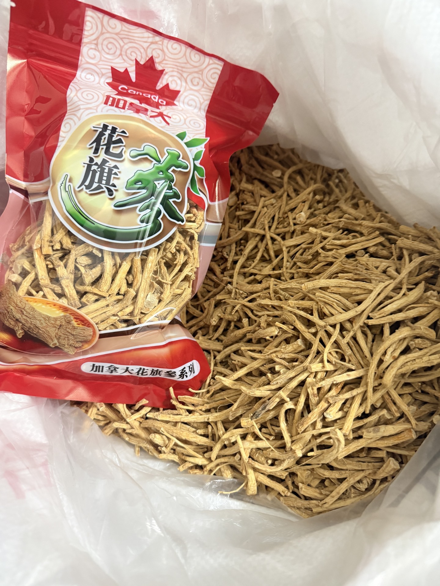 Canadian American Ginseng Coarse Roots and Rootlets for Soup and Tea 250g key features