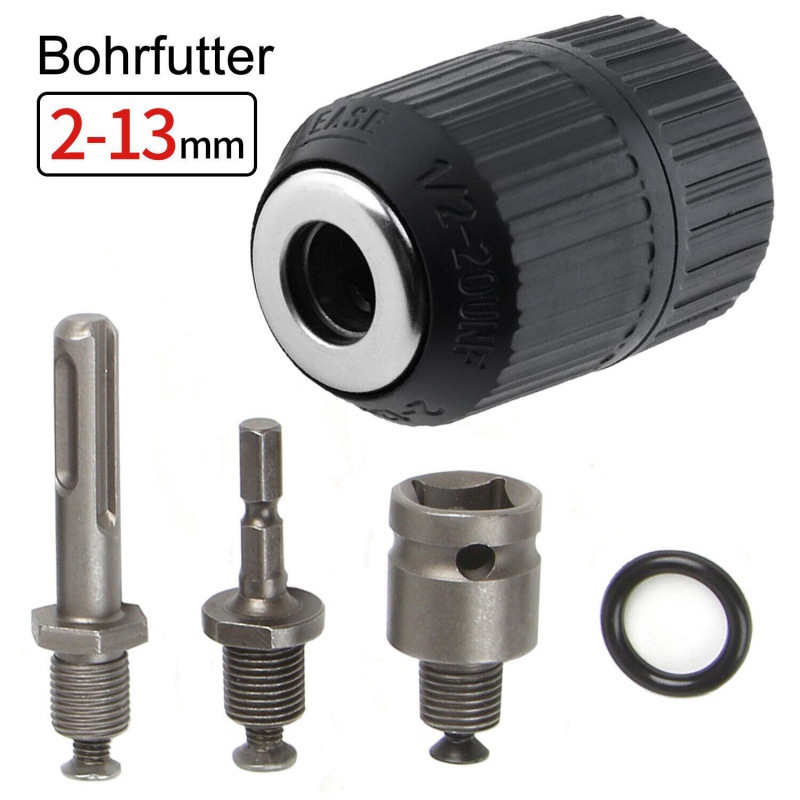 Taladro Chuck trinquete taladro Chuck autoblocante Chuck 10 Mm3/8 13 MM1/2 adaptador Chuck con biela