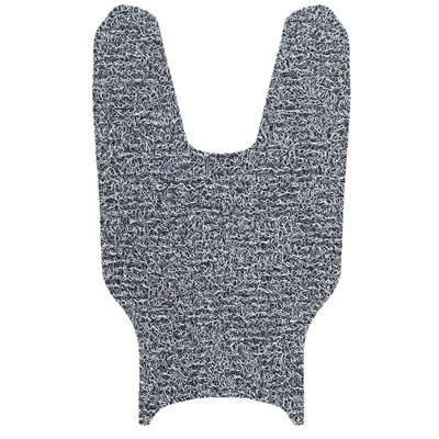 Suitable for Jihuo Ez3I Coil Electric vehicle foot mat - black-and-gray-silk-circle-foot-pads