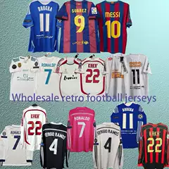 Club World Cup football jersey AC Milan Inter Milan Red Devils long sleeved short sleeved football jersey retro numbered football jersey