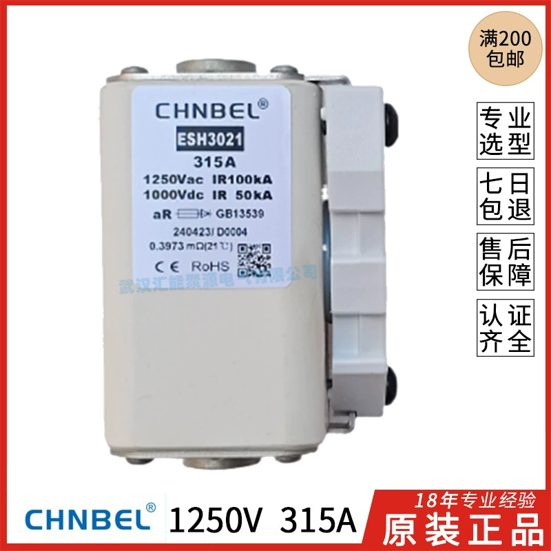 中贝CHNBEL Страхование ESH3021 315A 1000VDC предохранитель с двумя 2A-250V микровыключателем