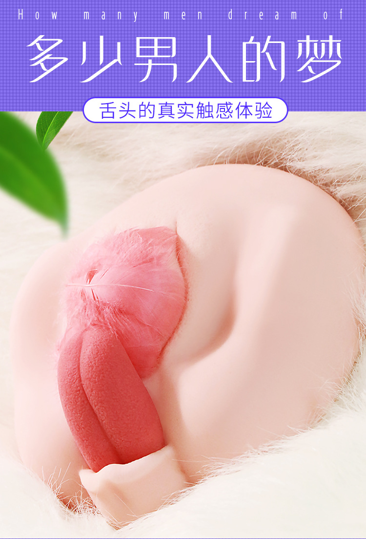 TPE Half-body Male Masturbator with Simulated Buttocks, Manual Insertable Adult Toy — detail image 2
