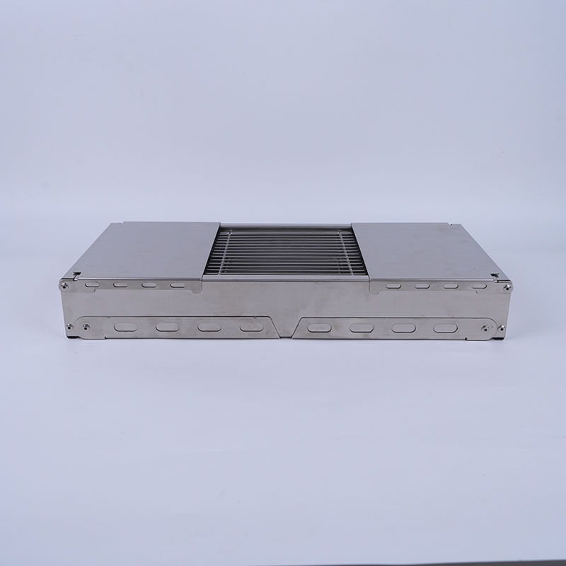 Grill de parrilla de acero inoxidable al aire libre portátil plegable patio grill de parrilla plegable