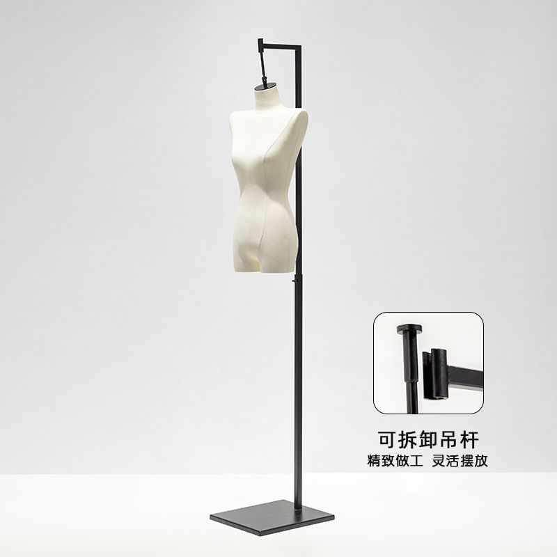 tienda de ropa de alta calidad ventana colgar modelo accesorios de mujer busto maniquí modelo de cuerpo completo