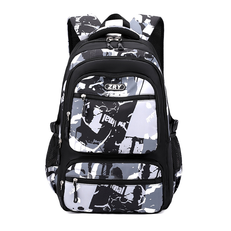 Mochila de escolares para estudiantes de secundaria, mochila de escolares para estudiantes de secundaria, mochila de graffiti para estudiantes universitarios.