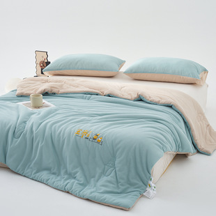 Class a Corn Fiber Summer Quilt Washable Summer Cool Quilt Core Student Dormitory Quilt Single and Double Gift Quilt Thin Section