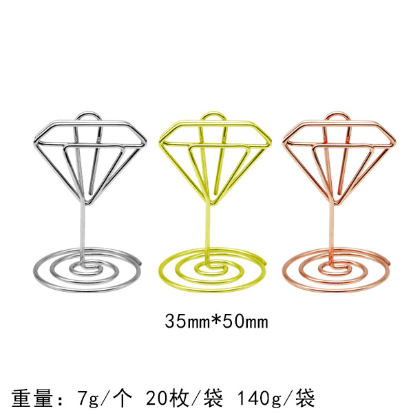 Clip de la nota del diamante de los 50MM