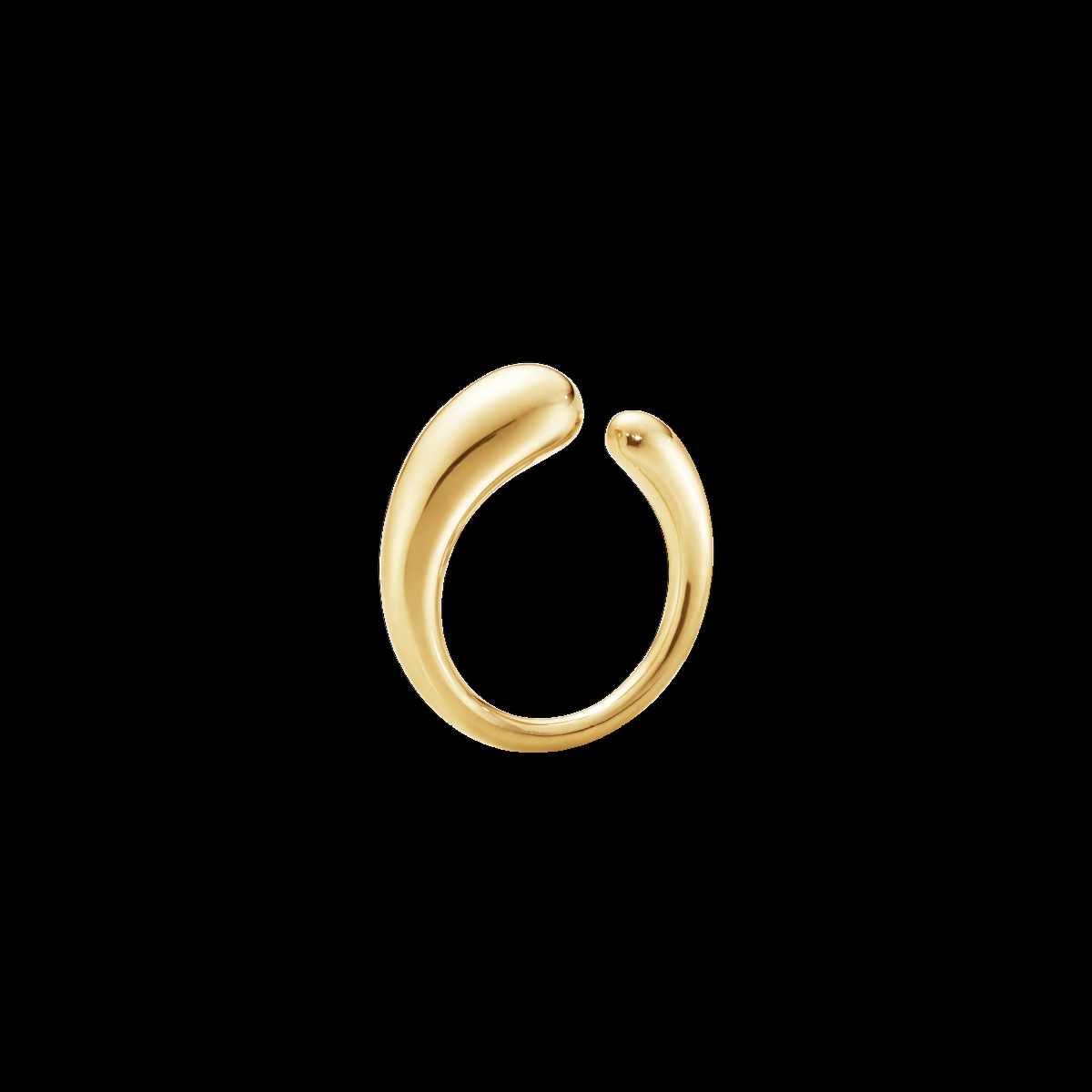 5g Weight PVD Coated Gold Plating Process Artificial Diamond Inlay Material Open Ring Classification Adjustable Ring Size Wholesale Jewelry Fashion Geometric 316 Stainless Steel Artificial Diamond PVD Coated Plating Open Ring