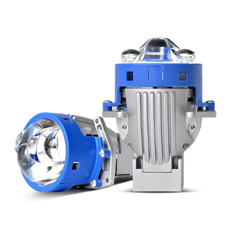 Lentes de doble luz del automóvil LED P60 doble láser directo delantero 70W de alta potencia