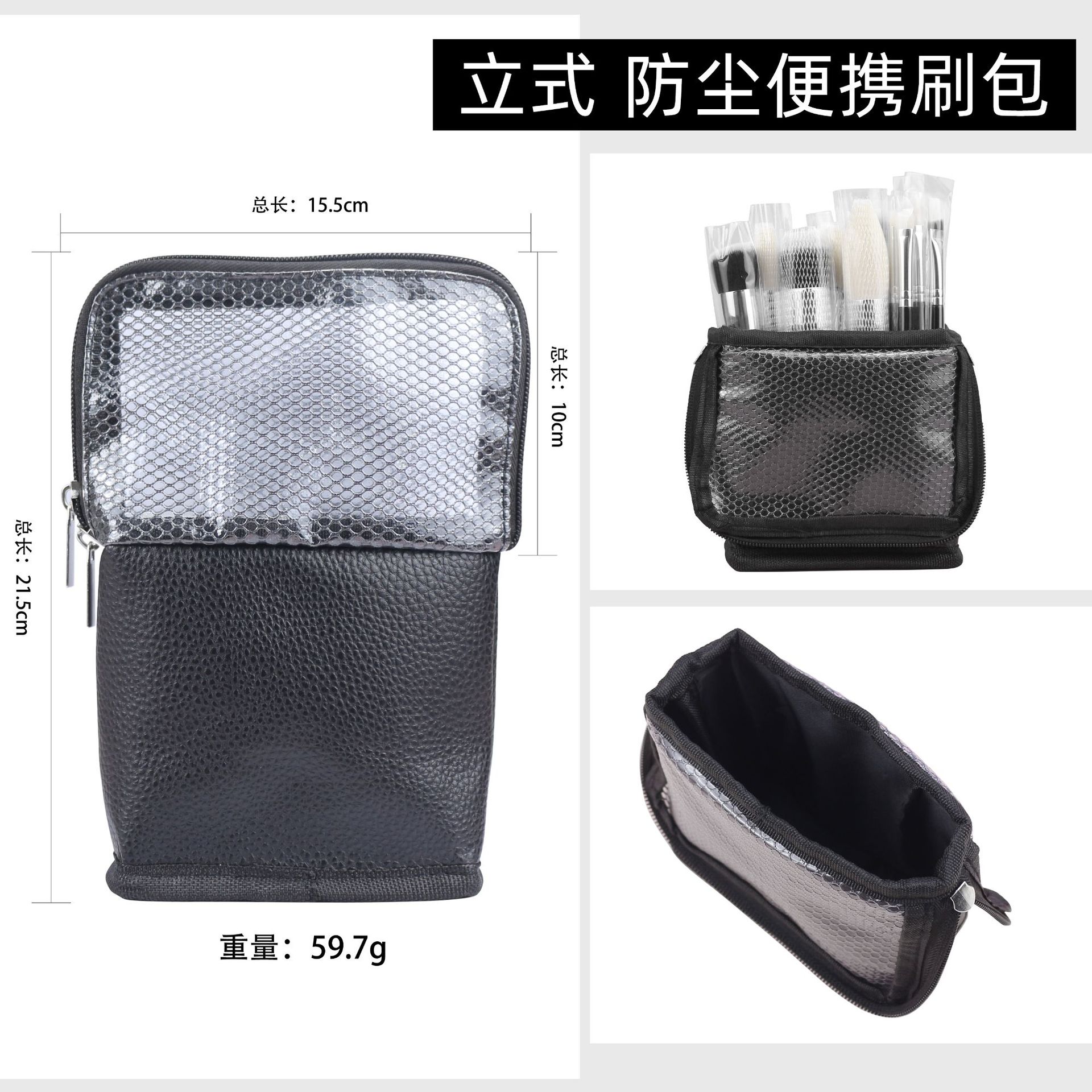 15 pelo de los animales pinceles de maquillaje traje de lana real estudio de maquillaje Escuela Profesional maquillaje artista conjunto completo pinceles de maquillaje