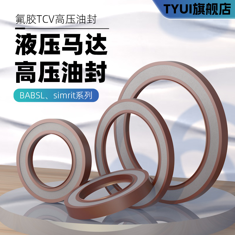 BABSL德国CFW型高压油封内径66-180氟胶骨架油封液压马达机械密封