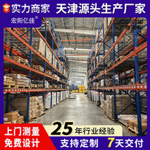 重型货架高位横梁货架仓库库房家用地下室收纳工厂布匹货架