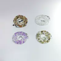 Amazon TEMU Xiyin, трансграничная новая популярная цепочка для очков ins AliExpress, красочная маска из рисовых бусин, регулируемая цепочка для очков