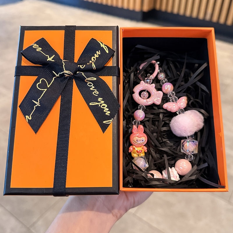 Bubble Matrabu bolso de cadena de teléfono móvil colgando llaveros novia de Navidad