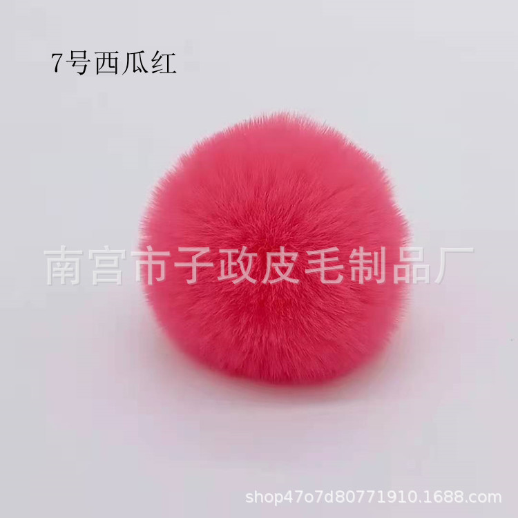 Bola de piel de conejo de imitación 6cm7cm8cm9cm10cm Bola de piel al por mayor hecha a mano DIY joyería ropa zapatos accesorios adornos