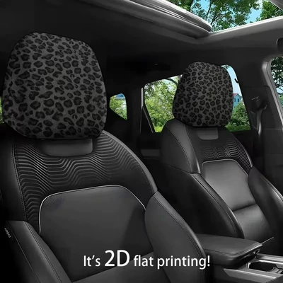 Pattern Car Headrest Protector Cover — Universal seat cover