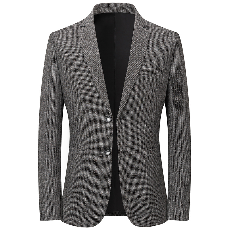 Trajes casuales para hombres 2025 primavera nueva chaqueta primavera y otoño juventud de mediana edad negocios casual trajes de hombre chaqueta delgada