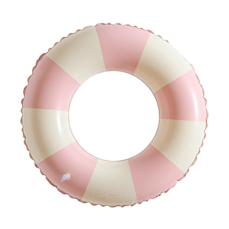 Flotador de Natación para Niños, Diseño Retro Danés a Cuadros, Color Verde Oliva, Inflable, con Soporte para Axilas