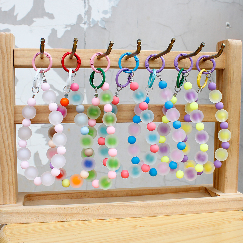 Dopamine Colorful Jelly Beads Phone Lanyard Anti-Lost Phone Chain Keychain Phone Strap Bag Chain Accessory Dopamine Colorful Jelly Beads Phone Lanyard Anti-Lost Phone Chain Keychain Phone Strap Bag Chain Accessory