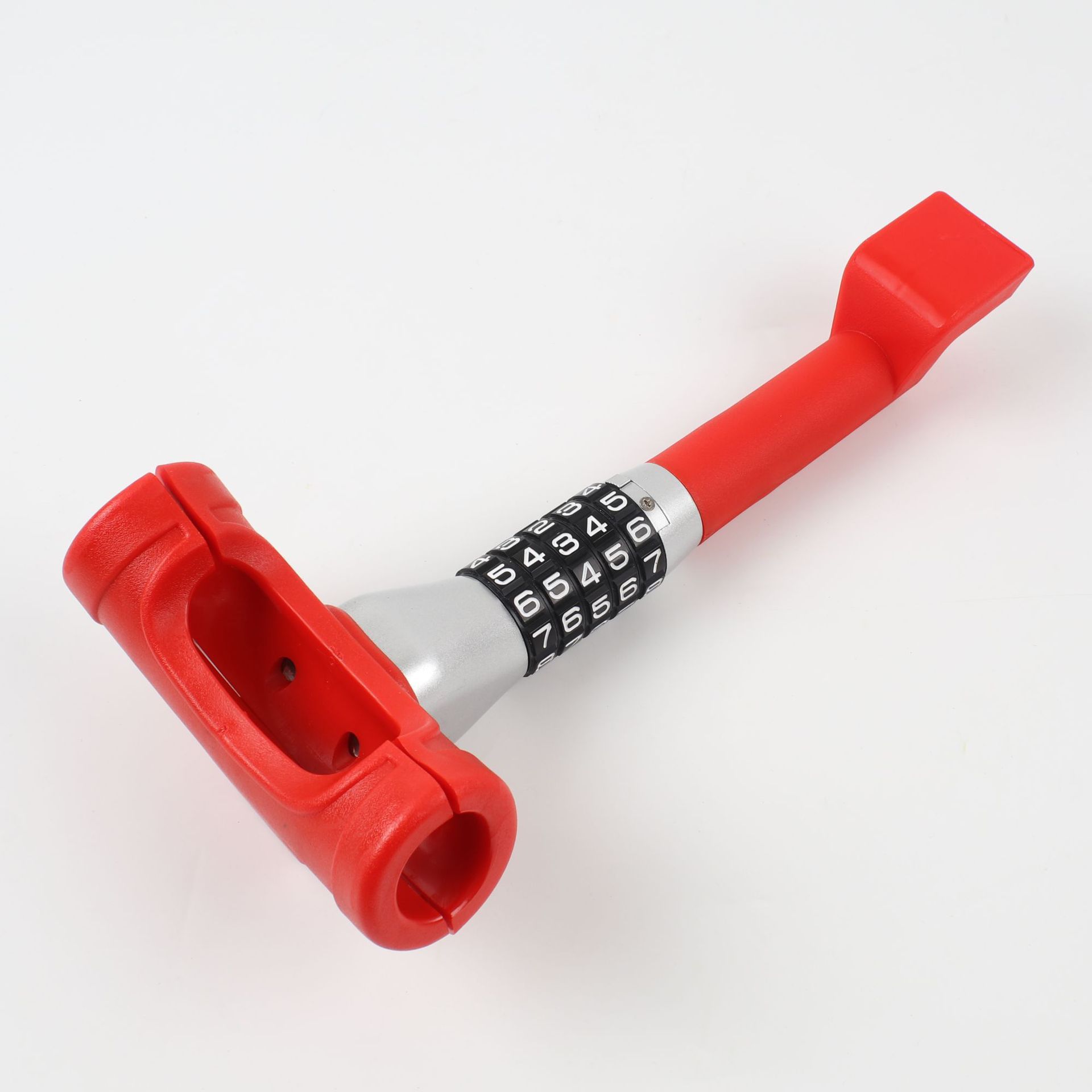 Car Steering Wheel Password T-Shaped Lock New Password Lock Car Steering Wheel Lock Self-Defense Anti-Theft t Lock