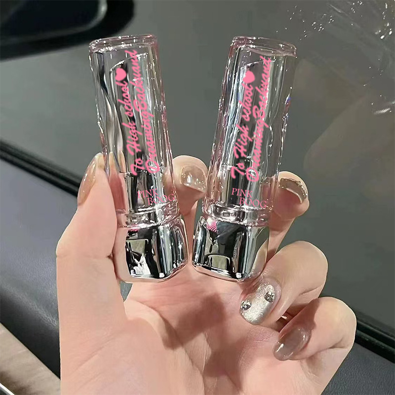 PINKBOOG夢回高校砂糖光口紅鏡面水光白ビープすっぴん保湿潤い裸色学生|undefined