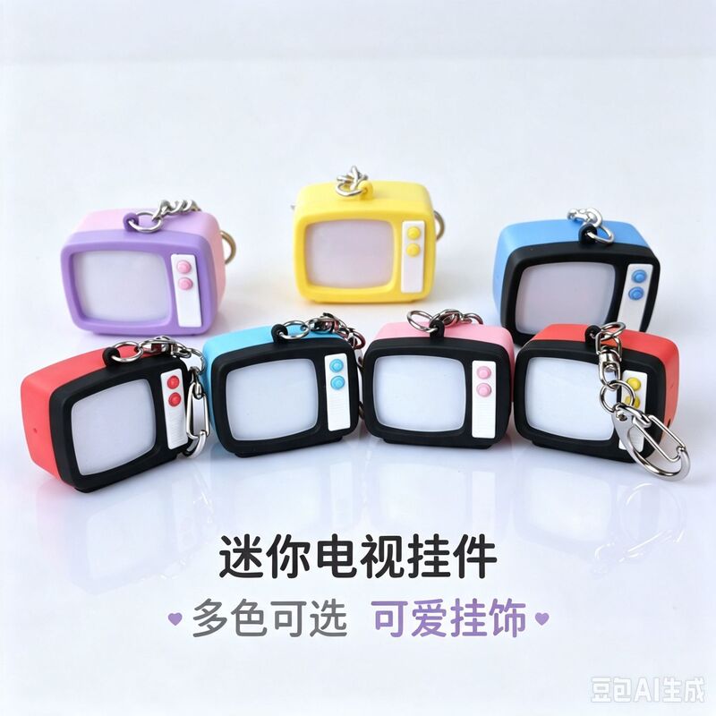 Cartoon Tv Keychain Led Sound-Emitting and Light-Emitting Plastic Bag Pendant Business Small Gift Cartoon Tv Keychain Led Sound-Emitting and Light-Emitting Plastic Bag Pendant Business Small Gift