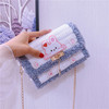 Knitted handmade bag, materials set, cute one-shoulder bag, 2021 collection