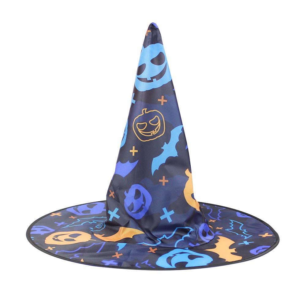 Black Witch Hat For Halloween Glowing Party Decoration Pumpkin_voghion.com