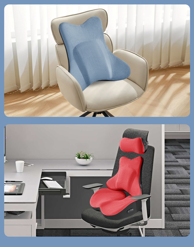 Car electric massage headrest neck pillow car pillow car pillow a pair of car neck pillow seat lumbar support