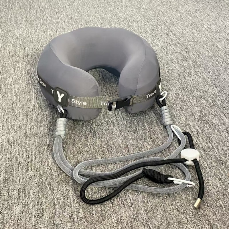 显眼包记忆棉u型枕颈枕斜挎旅行便携飞机睡觉枕头护颈U形脖枕|undefined