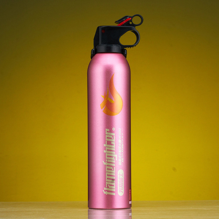 Car-Mounted Dry Powder Fire Extinguisher 600g, for Car and Home Use, Fire Flame Extinguisher, Automotive Emergency Annual Inspection Supplies