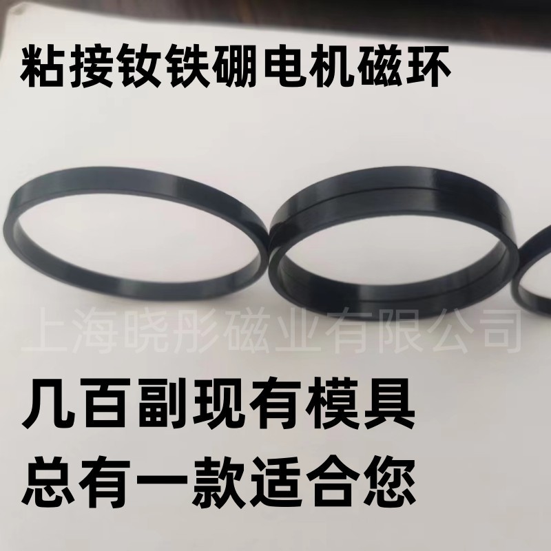 厂家直销 高性能电机磁环 无刷电机转子 粘接钕铁硼电机磁环 多极