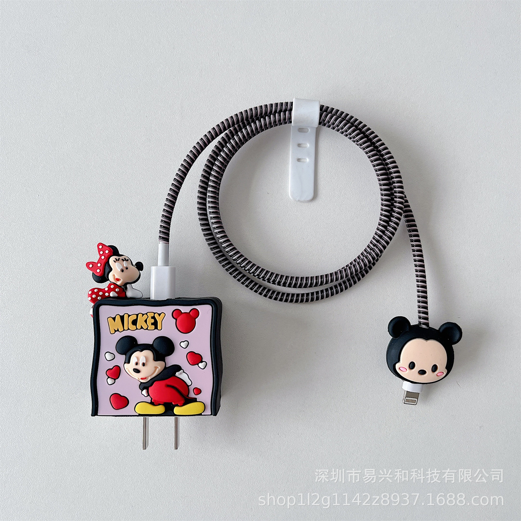 Aplicable Apple 18W / 20W cargador de cabeza de cubierta cargador de cubierta de cable de datos cubierta de 4 piezas al por mayor