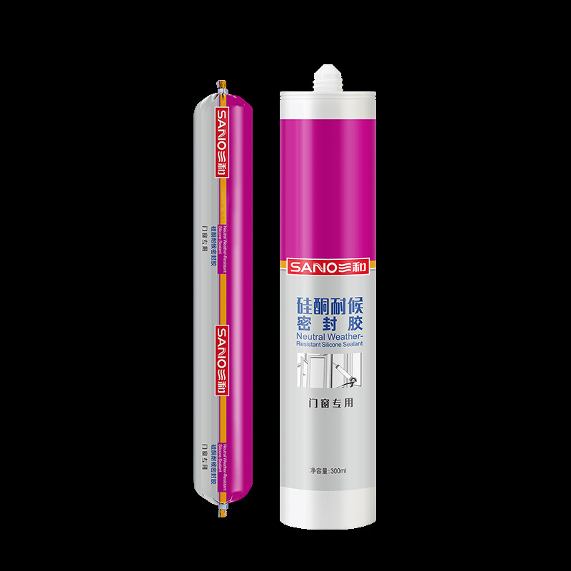 三和中性硅酮耐候密封胶玻璃胶  门窗专用结构胶软包 工厂整件批