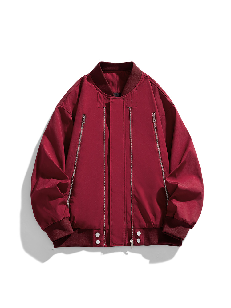 2024秋季新品棒球领夹克J220（T400牛津面料）防泼水潮流休闲男士