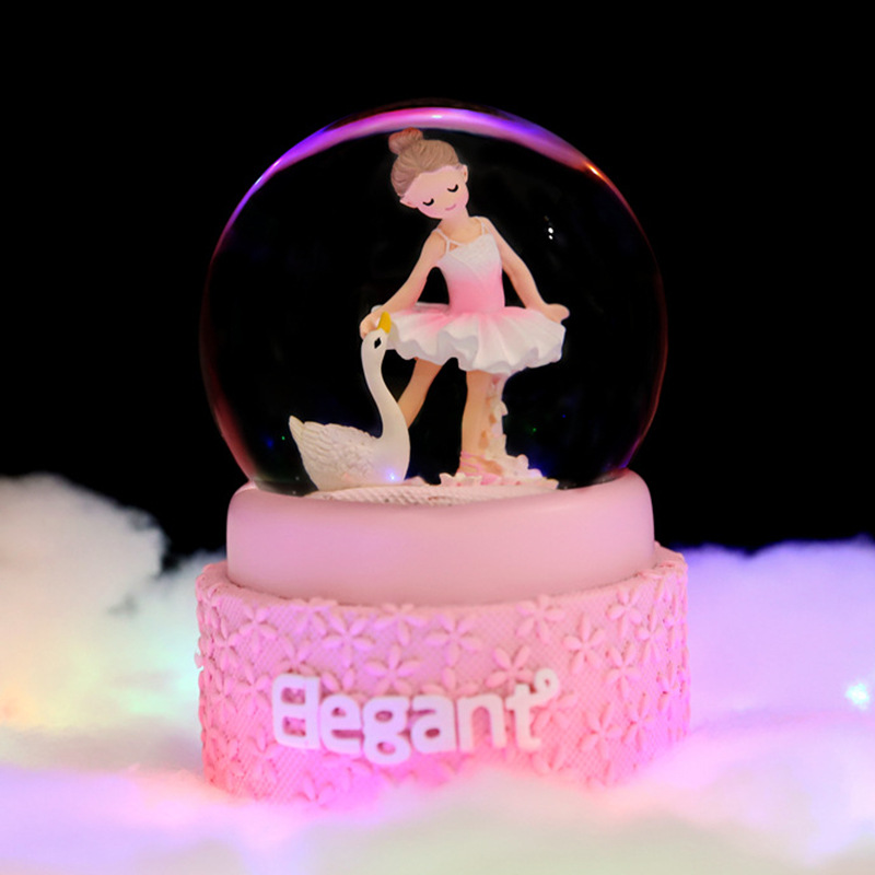 发光女孩少女梦幻八音盒