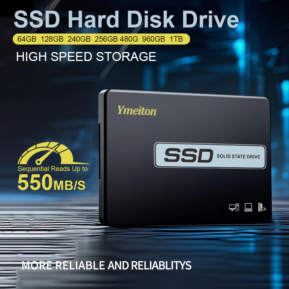 Unidad de estado sólido SSD de alta velocidad transfronteriza 2.5 pulgadas 256G 960G 1TB computadora portátil de escritorio interfaz universal 3.0