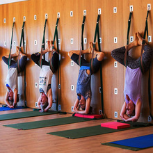 瑜伽理療牆康復牆私教安裝瑜伽繩子伸展帶艾揚格瑜伽健身牆繩