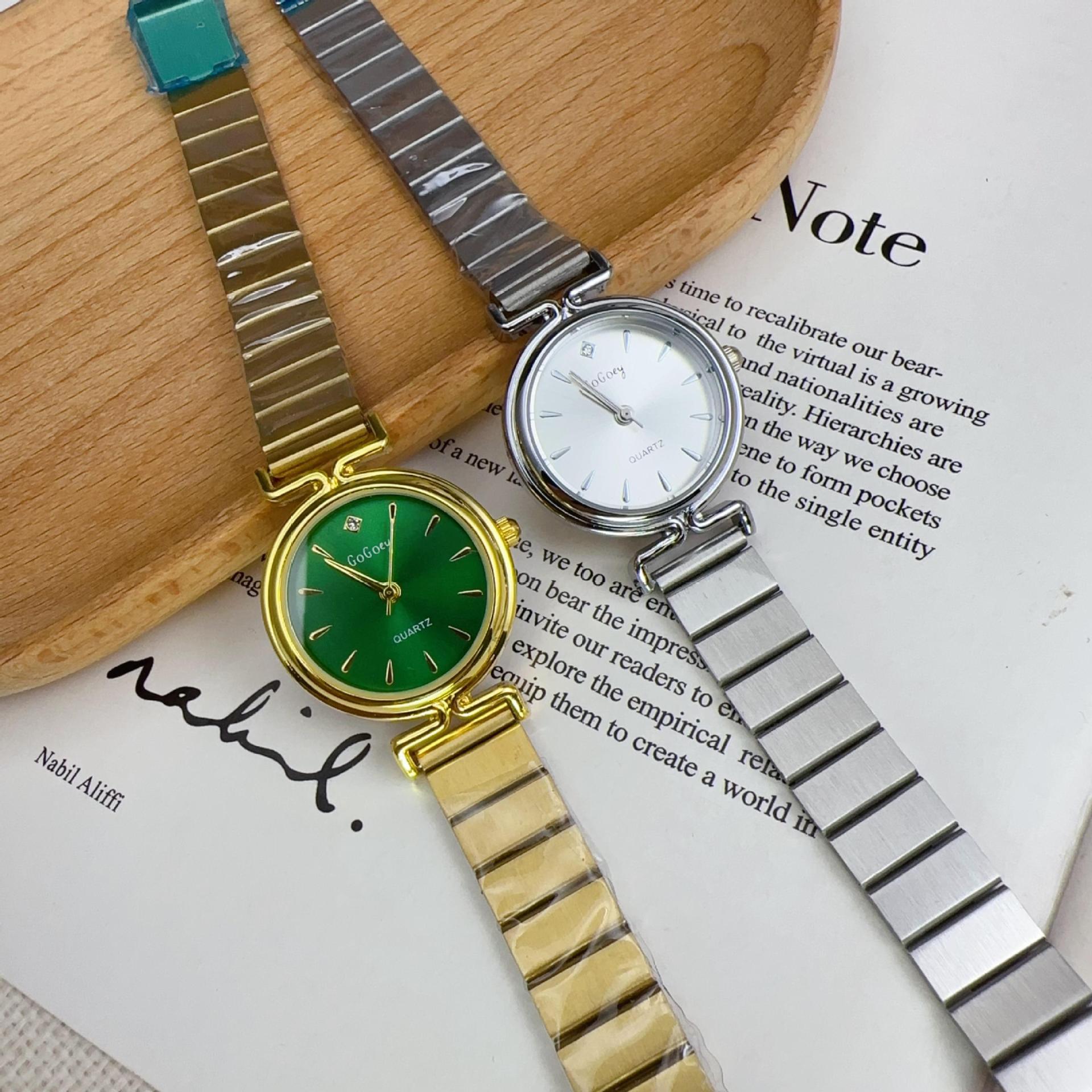 50g Weight Ordinary Glass Mirror Material Alloy Strap Material Watch Classification Pointer Display Type Single Folding Buckle Buckle Style Round Dial Shape Holiday, Street Occasion Quartz Movement Solid Color Pattern All Seasons Season Women's Gender Simple Style, Classic Style Style Simple Style Classic Style Solid Color Single Folding Buckle Quartz Watch 5