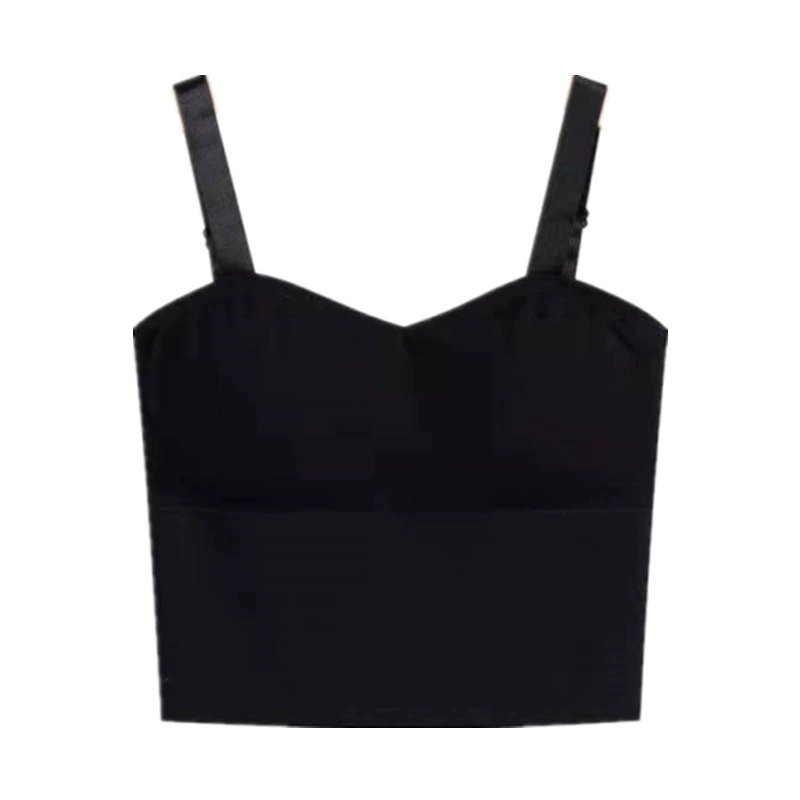 Длинная топ-бюстье, беспроводной с съемными чашками, slim fit, красивая спина, один размер (75–130 jin)
