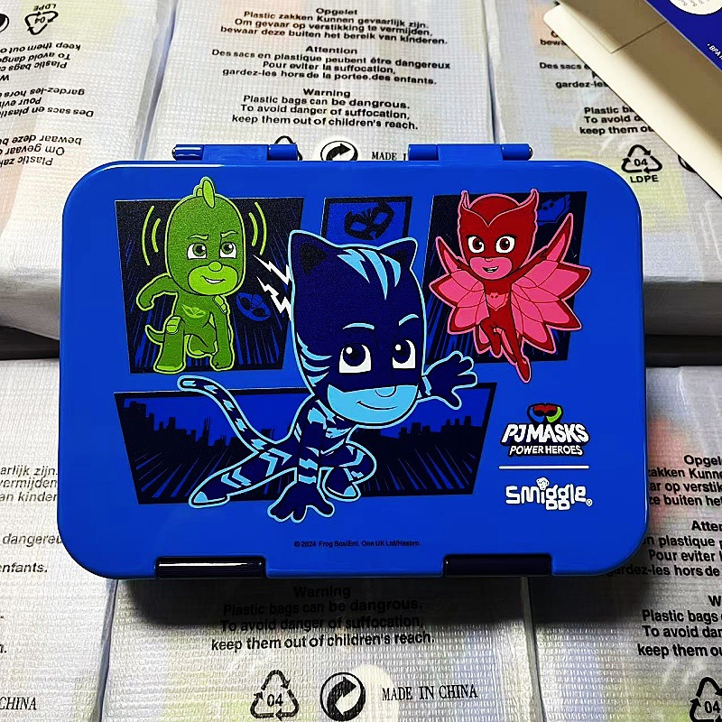 Australia smuggle caja de almuerzo de dibujos animados de alto valor alemán tritan caja de almuerzo de estudiantes niños