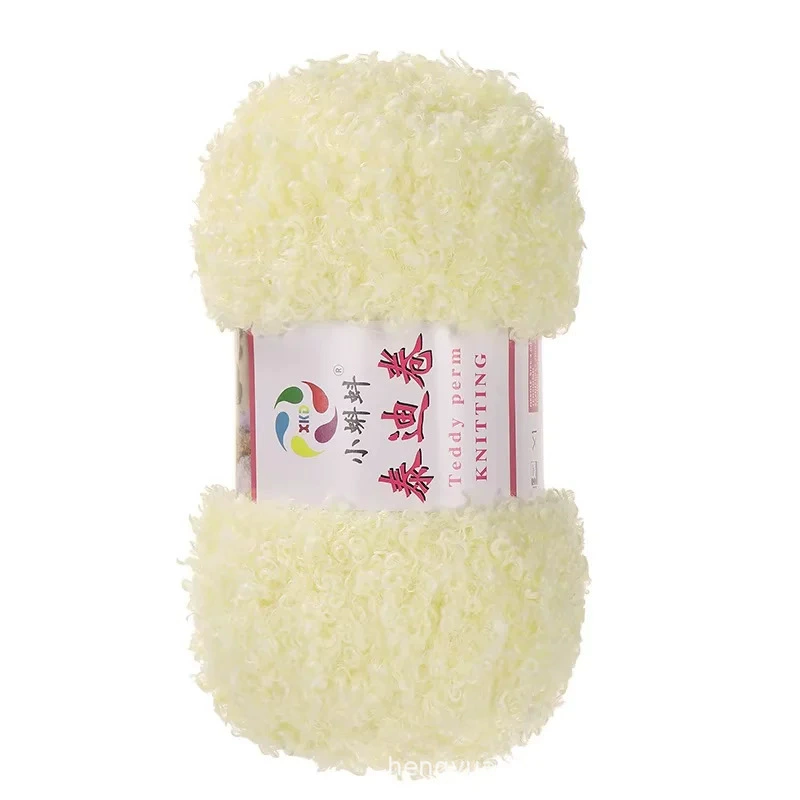 Кати Teddy Rolling Wool Warbur twisted basket Teddy dog special line Korean blog lord three DIY handmade hook needles