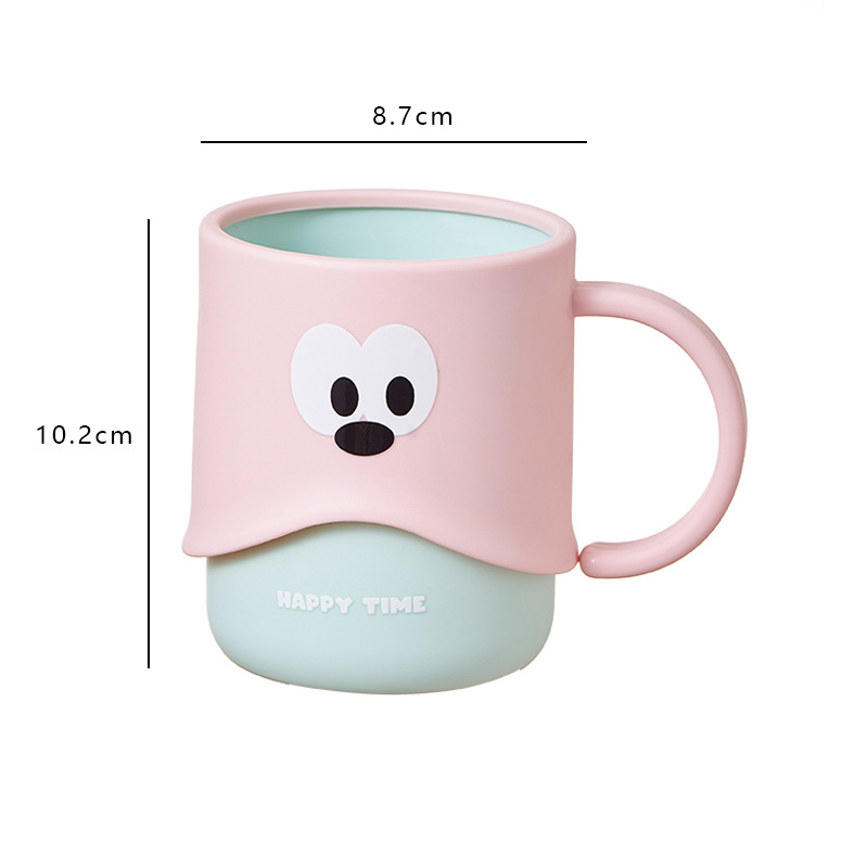 Bicchiere portaspazzolini per bambini design creativo_voghion.com