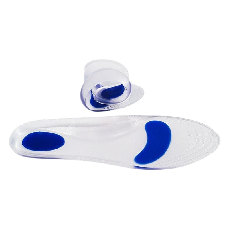 Plantilla de silicona suave almohadilla completa cómoda de larga duración no cansado hombres y mujeres arco pad pie plano corrección absorción de choque plantilla al por mayor