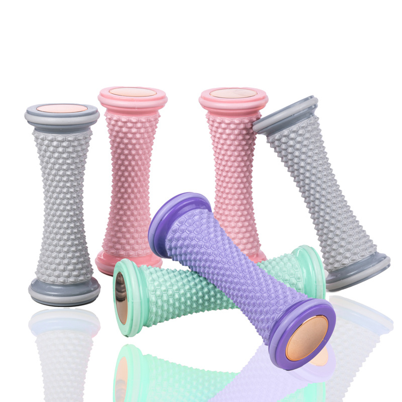 masajeador de pie rodillo masajeador de pie drenaje meridianos pedoterapia acupuntura de pie amasar pie equipo de frotación de pies para uso doméstico